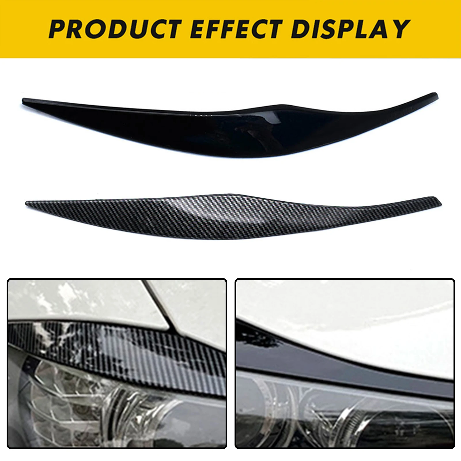 1 пара для BMW 3 серии E90 2005 2006 2007 2008 2009 2010 2011 2012 автомобильная фара крышка век