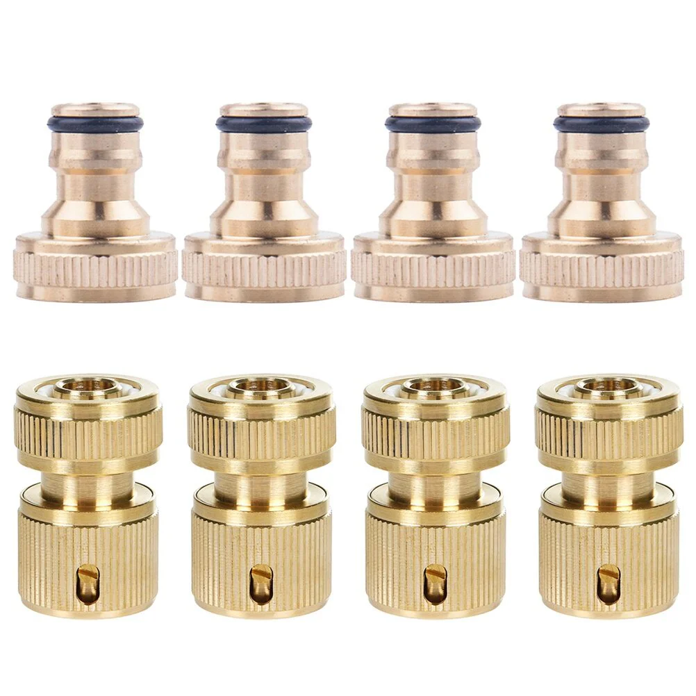 

8 шт., Алюминиевый штуцер для садового шланга, 1/ 2 дюйма