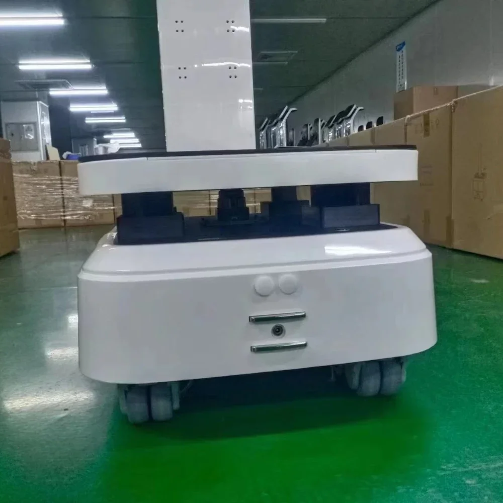 Фото Двигатель 8 часов AMR AGV Шасси робота Подшипник шасси 300 кг Батарея Робот Беспилотная автономная машина Мини-робот Общий №4