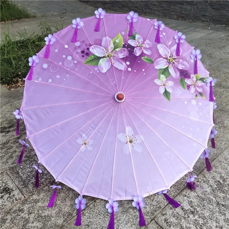 

Декоративный шелковый зонт 82 см