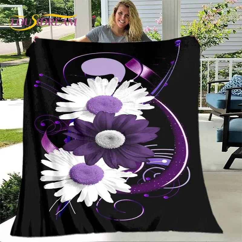 Скандинавская 3d-маргаритка фланелевое одеяло детское домашнее для гостиной