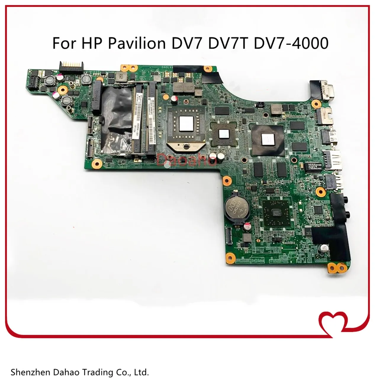 

DA0LX8MB6E1 DA0LX8MB6D1 For HP DV7T DV7-4000 Laptop Motherboard 615687-001 630834-001 With HD5650 1G-GPU 100% Fully Tested