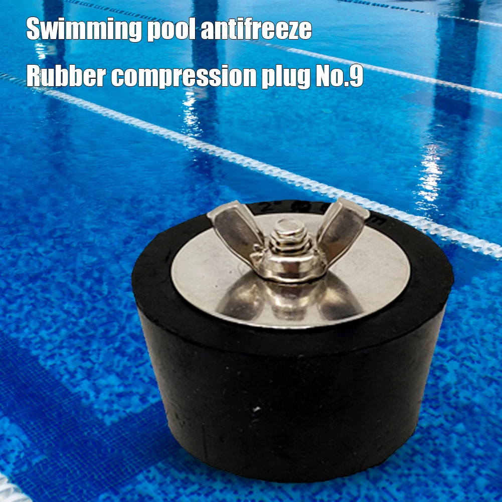 

1pc 51mm Rubber Winterizing Plug Swimming Pool Sealed Anti-freeze Expansion Plug Drain Pipe Pipes Antifreeze Rubber Plugs