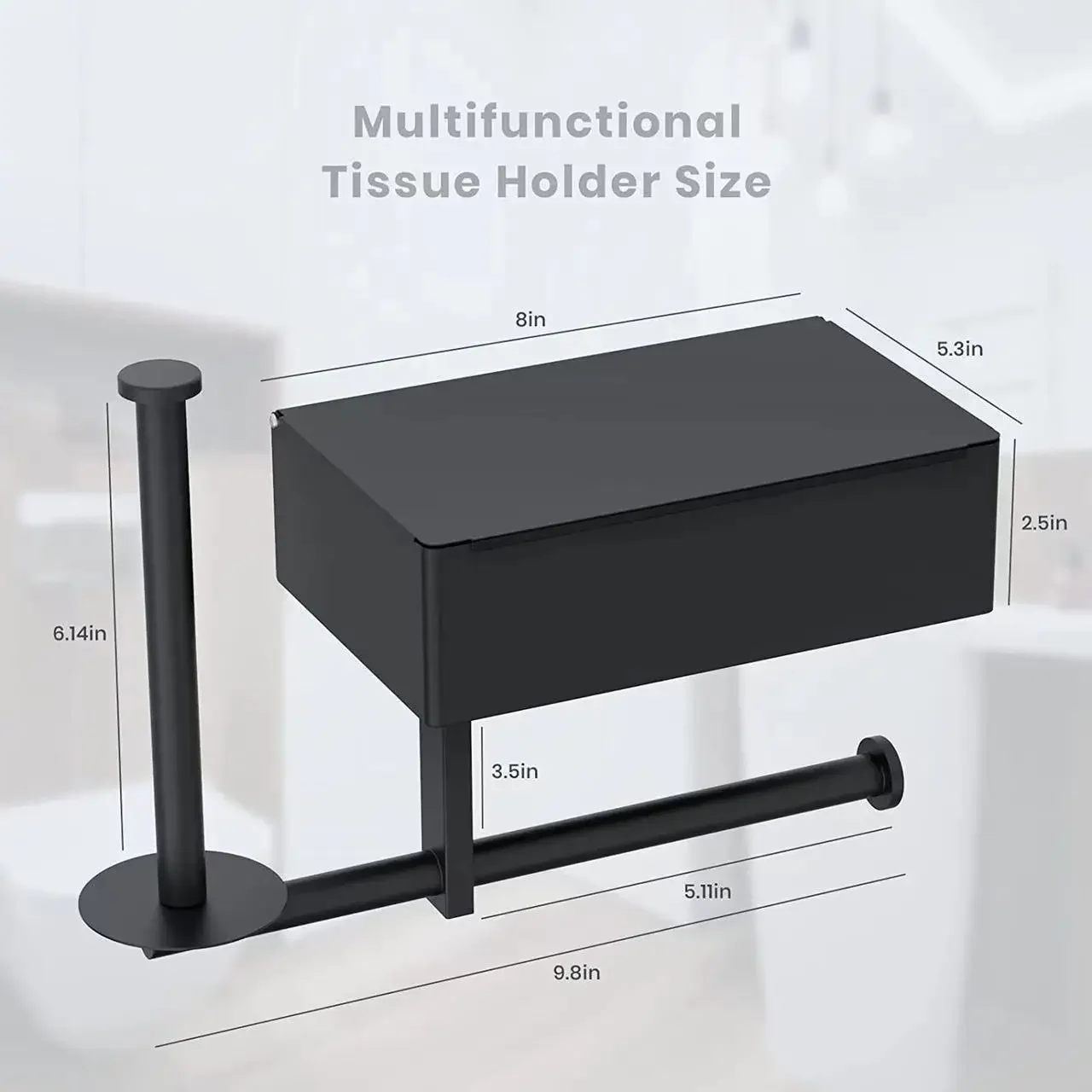 

Держатель для туалетной бумаги из нержавеющей стали