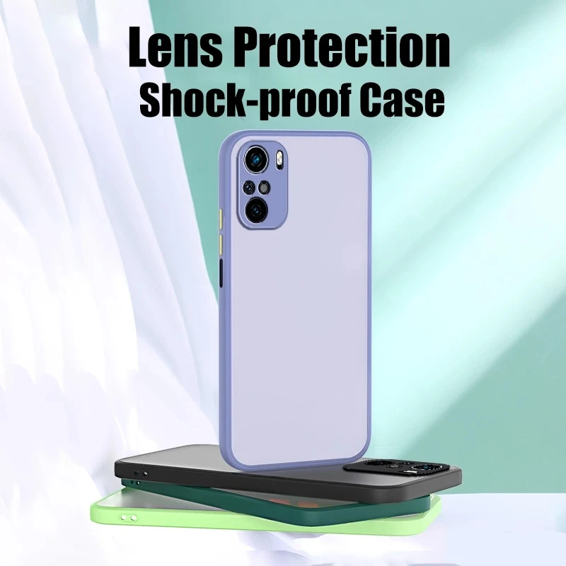 Противоударный матовый чехол для Samsung Galaxy S20 FE S21 S22 Plus S23 Ultra A13 A22 A32 4G A51 A71 A33 A53 A73 5G A52