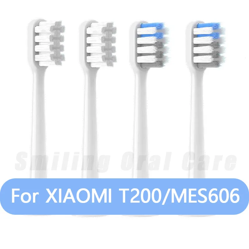 

XIAOMI Mijia T200/MES606 Sonic Replace Toothbrush Head Whitening Ultrasonic Vibrating Soft DuPont Bristle Vacuum 3PCS Brush Head