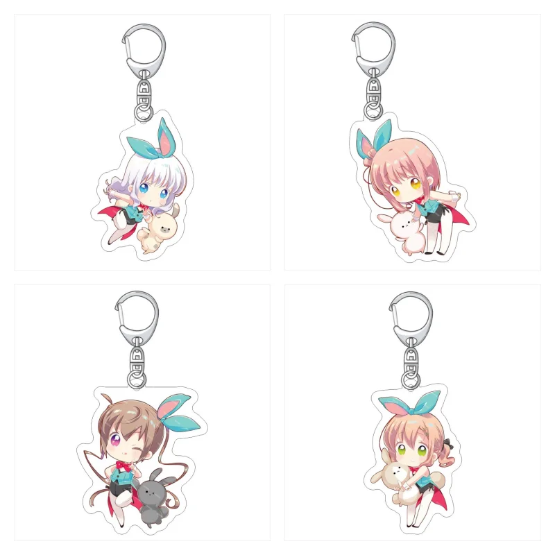 Японское аниме фигурки медленного старта Hana Ichinose Eiko Tokura Momochi Tamate акриловые брелки