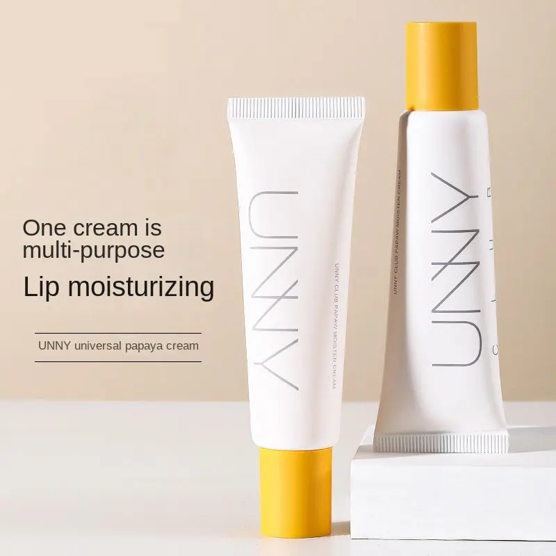 

Unny Lips Balm Repair Fine Line Brighten Exfoliator Papaya Moisturing Fresh Lightening Bleaching Cream Treatment For Women 25g