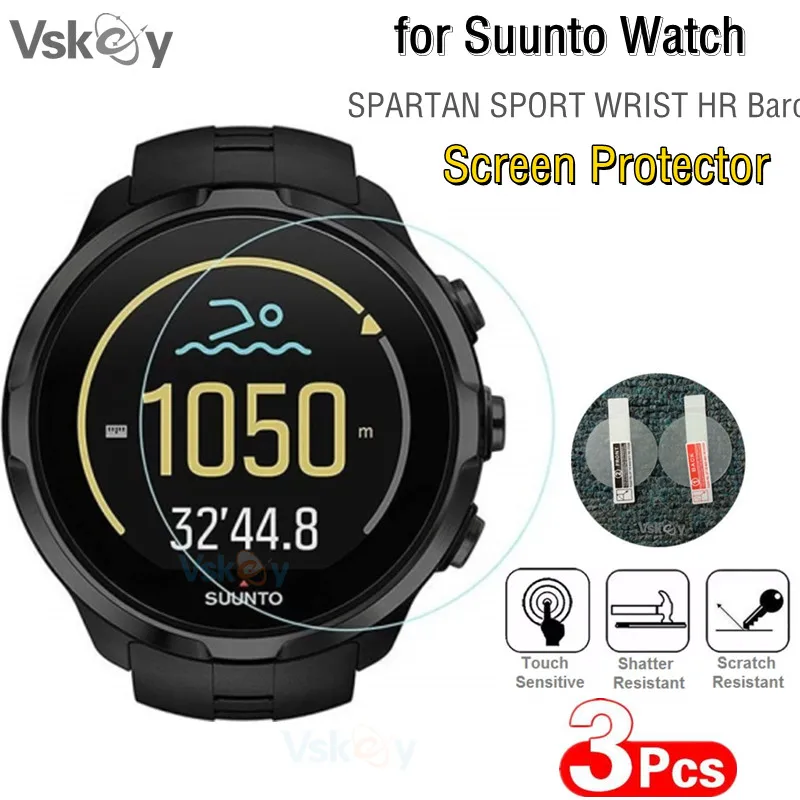 

VSKEY 3 шт. защита экрана смарт-часов для Suunto Spartan Sport браслет HR Baro