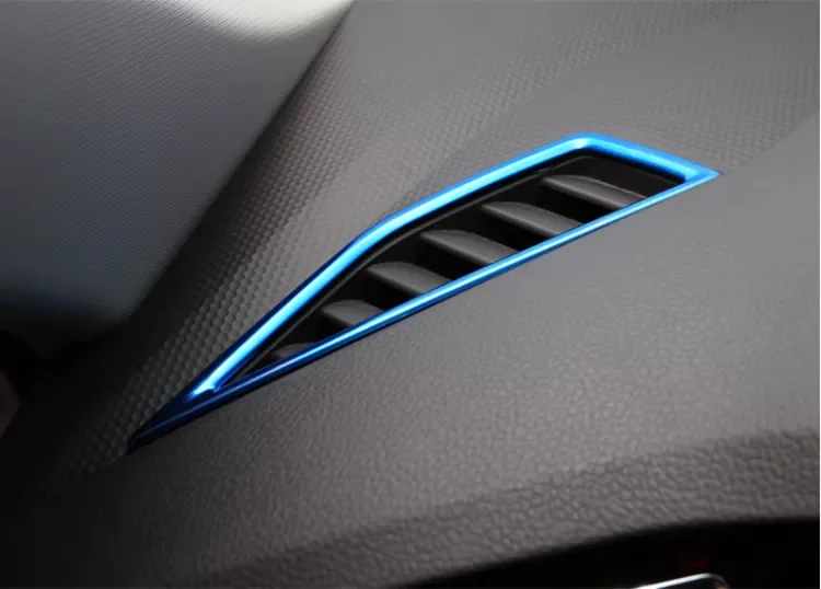 

Air Conditioning Outlet Covers Interior Decoration Ring 2017 2018 2019 2020 2021 for VW Tiguan 2 MK2 PHEV