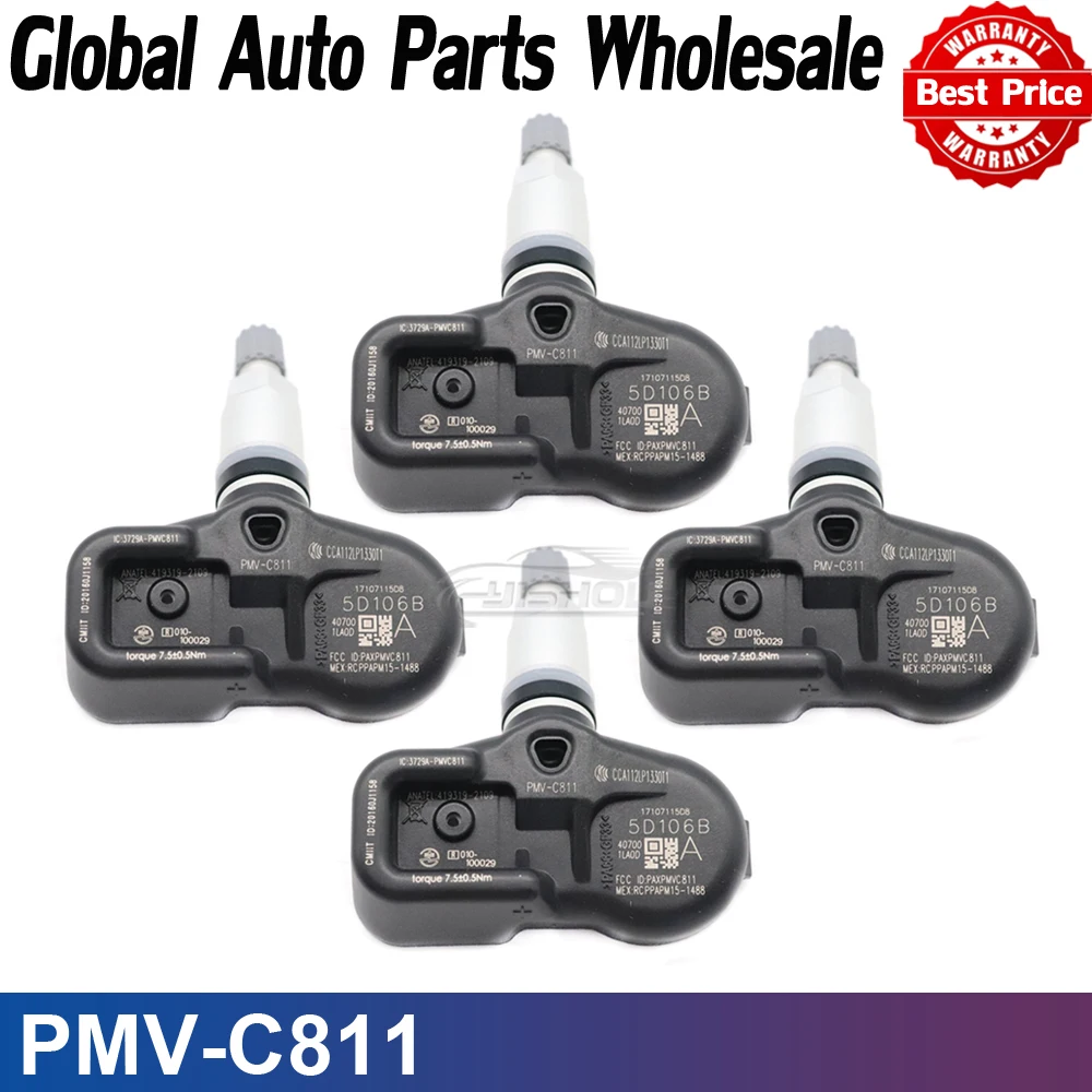 PMV-C811 Новый автомобильный датчик давления в шинах TPMS для INFINITI QX50 QX56 QX70 QX80 NISSAN 370Z CUBE