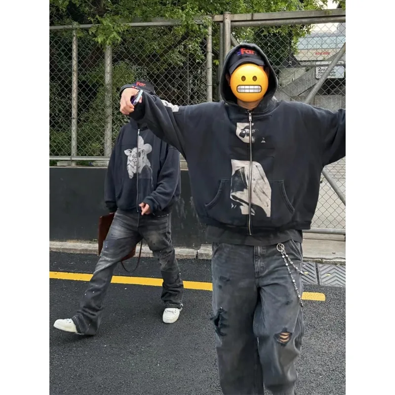 Женская винтажная Толстовка NIGO ERD Madonna с аппликацией в стиле пэчворк короткая