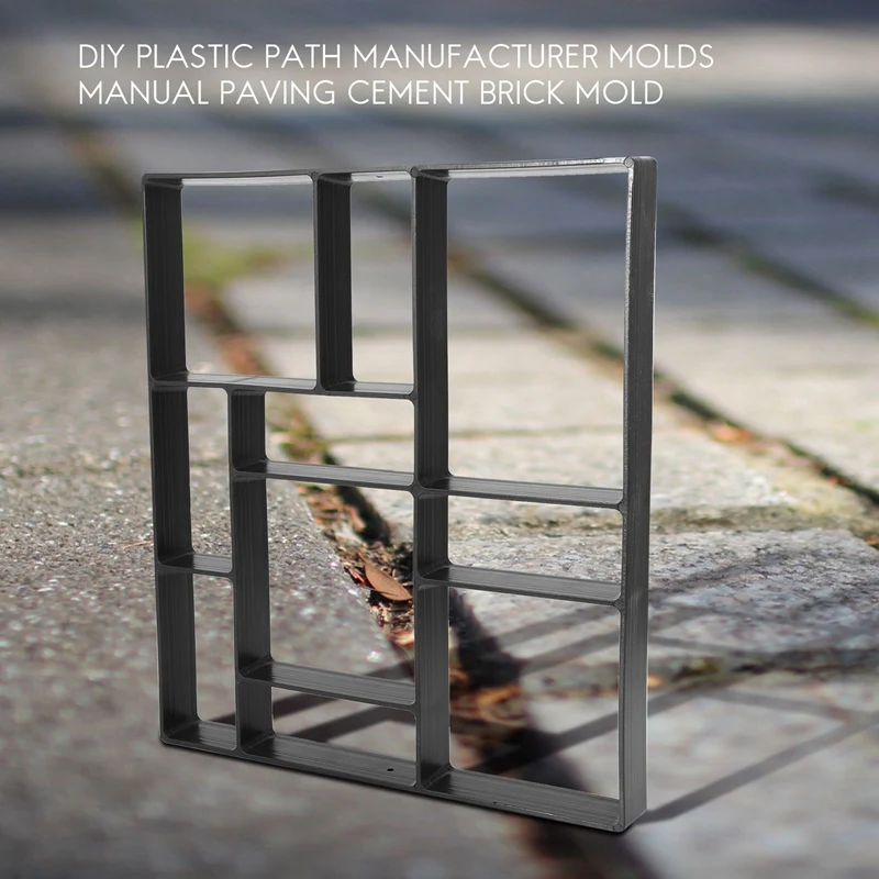DIY пластиковая форма для изготовления дорожек ручная тротуарная цементного