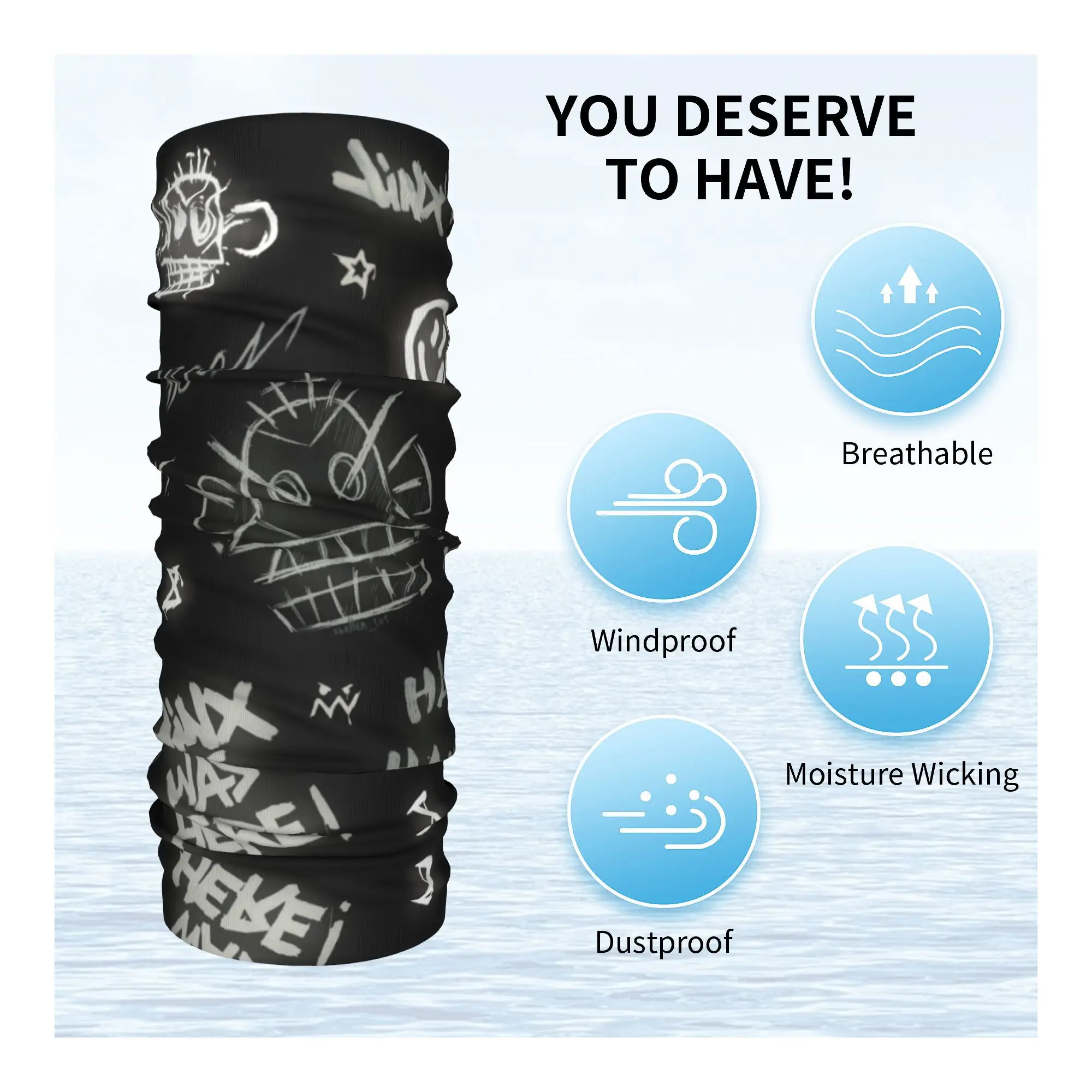 Винтажная бандана с логотипом Monkey J-Jinxs Crazy Game теплая для женщин и мужчин зимний