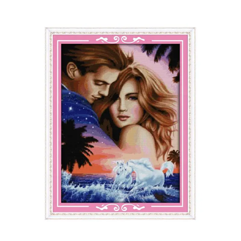 

Магазин с завода Joy Sunday, фэнтезийная парная Красивая серия персонажей из лунного света, костюм для вышивки крестиком, водная лошадь, руковод...