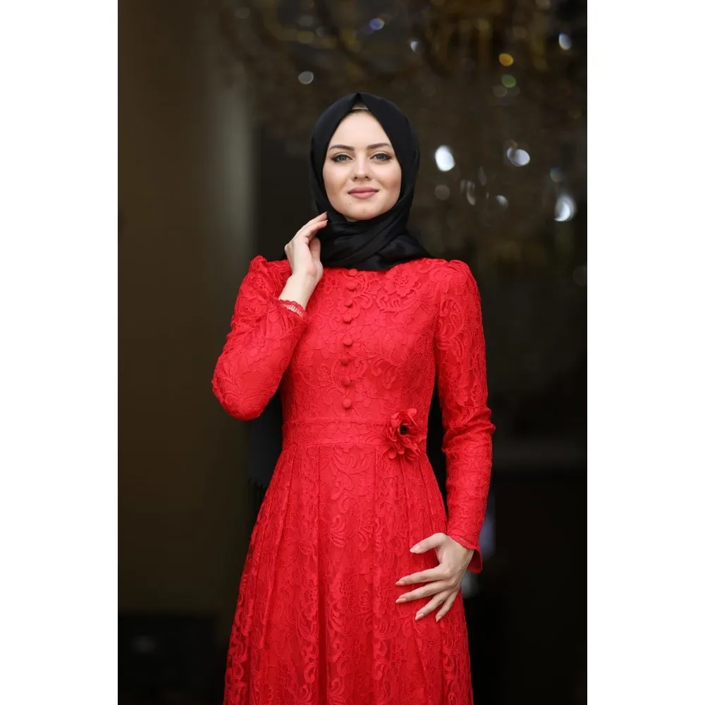 

Красное вечернее платье Dorlie Ahunisa Henna 5646 - Dorlie