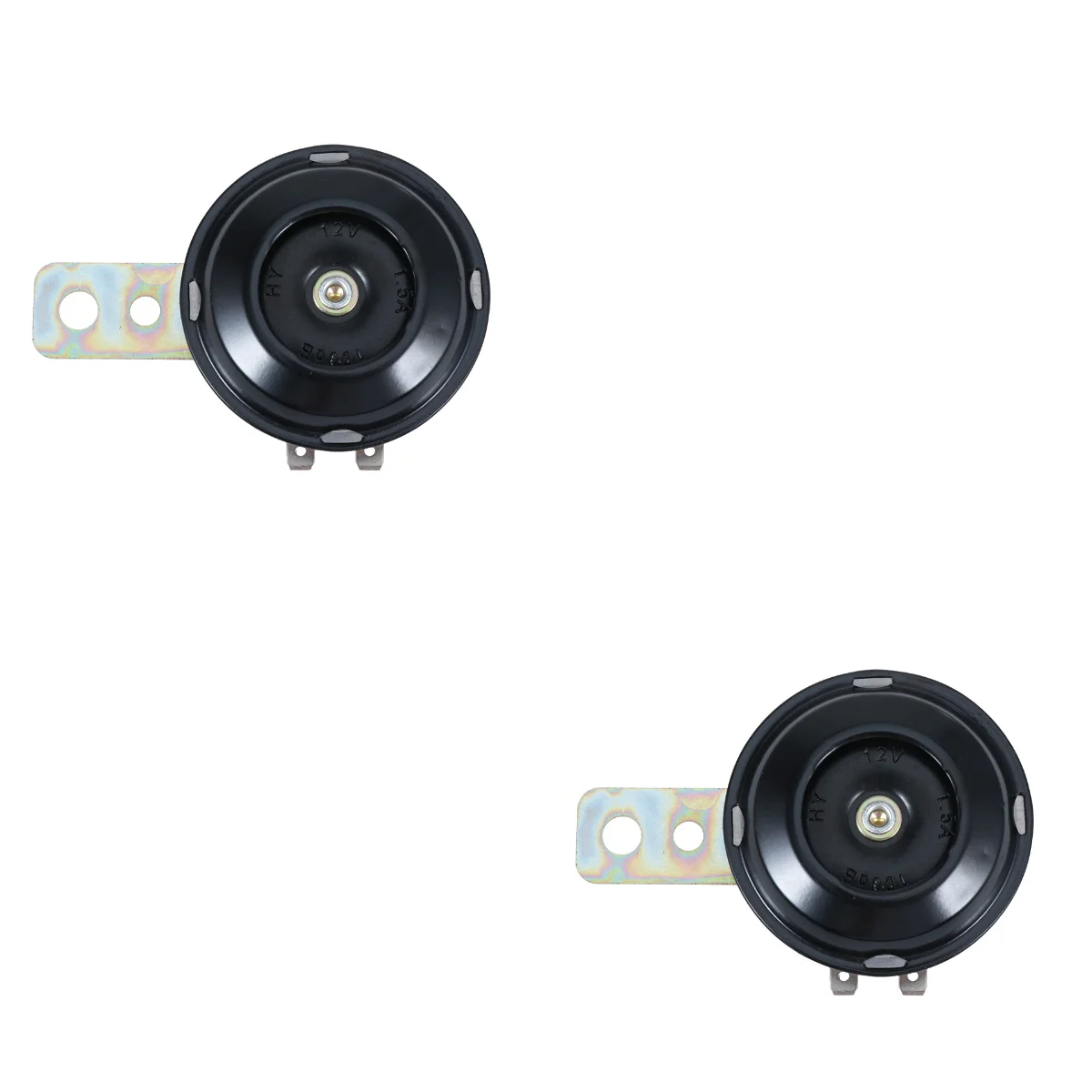 

2 Pieces Motorcycle Horn Pocket Bike Car 7*7cm Scooter Iron 110dB 48-60V Dirt