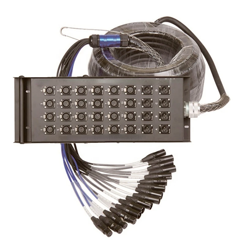 

Многоканальный разветвитель Кабель 3 Pin Xlr разъем-штекер аудио кабель Dmx змея 4 8 12 16 24 32 48 каналов