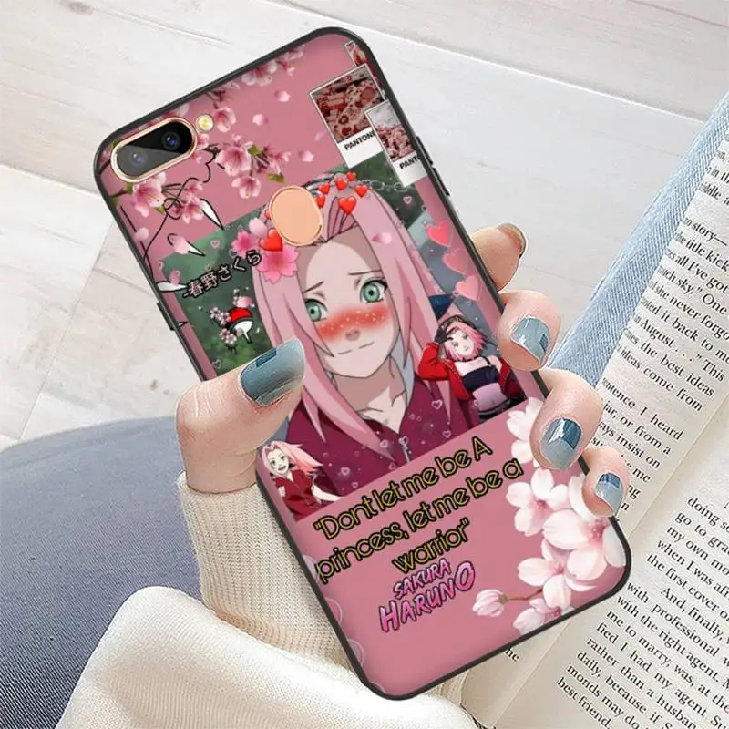 BANDAI Naruto Haruno Sakura чехол для телефона Oppo Reno Realme C3 6Pro ЧЕХОЛ ДЛЯ vivo Y91C Y17 Y19 Funda Capa |