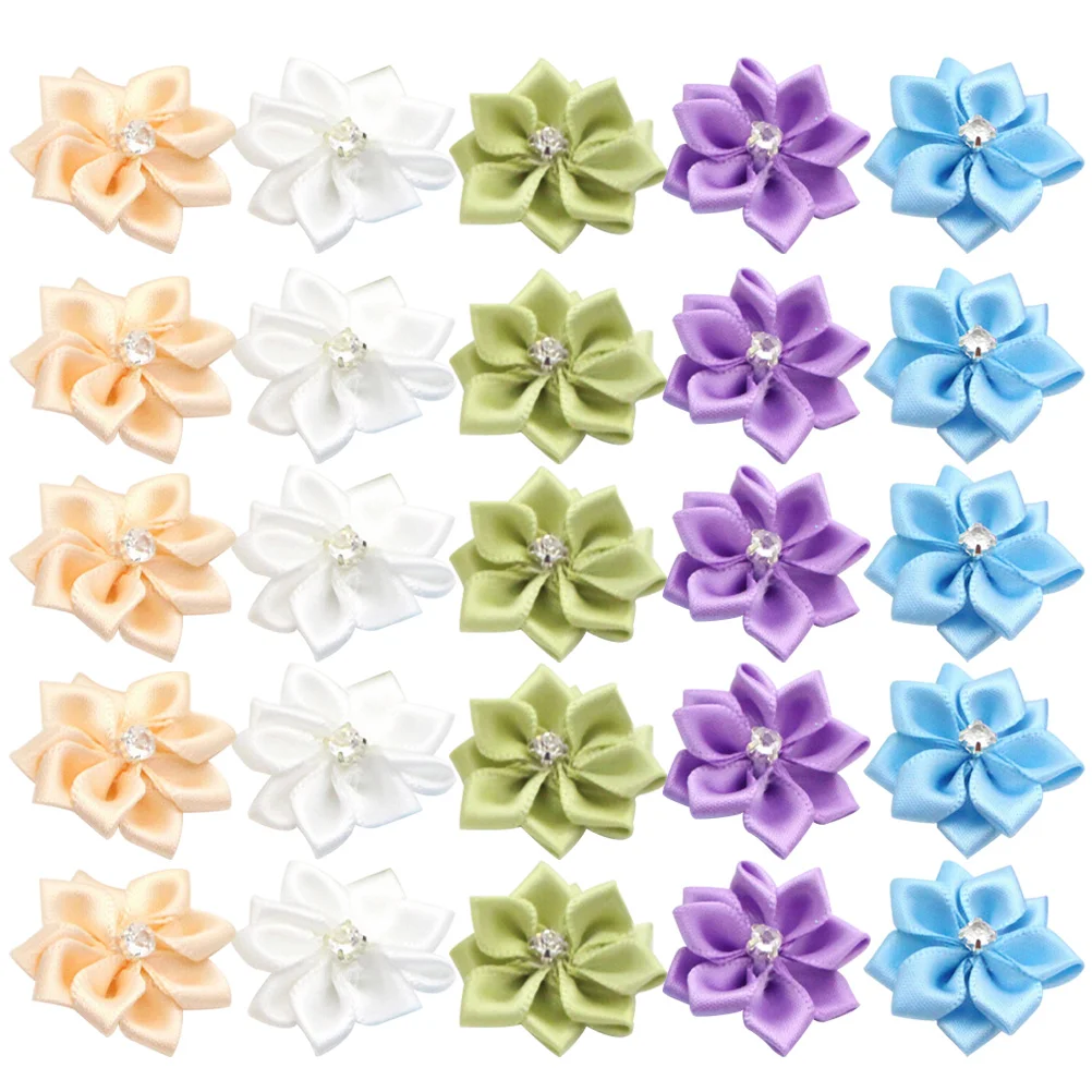 

Flower Flowers Head Diy Hair Fake Rose Silk Headband Artificial Headdress Embellishments Accessories Cloth Fabric Scrapbook