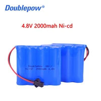 aa battery pack 4 8v 2000mah ni cd battery rechargeable battery used for toy car dump truck four wheel drive alloy climbing car