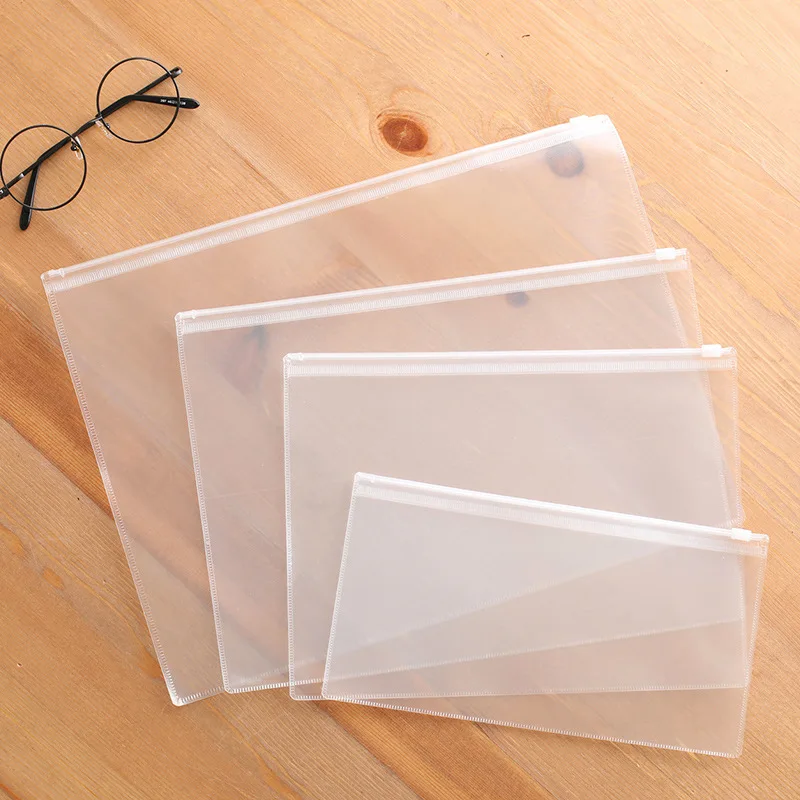 

A4 A5 A6 B5 File Pocket PVC Stationery holder Durable Waterproof Book Paper New Design Document Filing Product office supplies