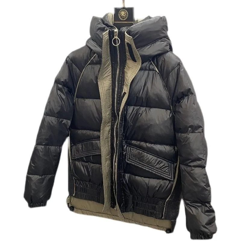 Новинка 2023 мужской пуховик зимнее пальто Короткие свободные парки для отдыха