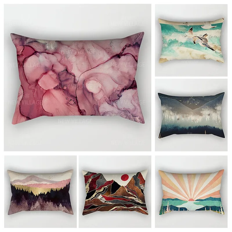 

Скандинавский осенний домашний декор 30*50, чехол для диванной подушки, чехол для дивана, чехол для дивана, 30x50 см, 40x60 40*60, бохо, винтажная манда...