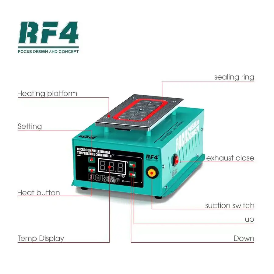 

Новый RF4 PEACE & FREEDOM LCD вакуумный сепаратор для восстановления LCD
