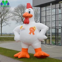 popular sale new giant inflatable rooster chicken balloon animal mascot custom costume for advertising