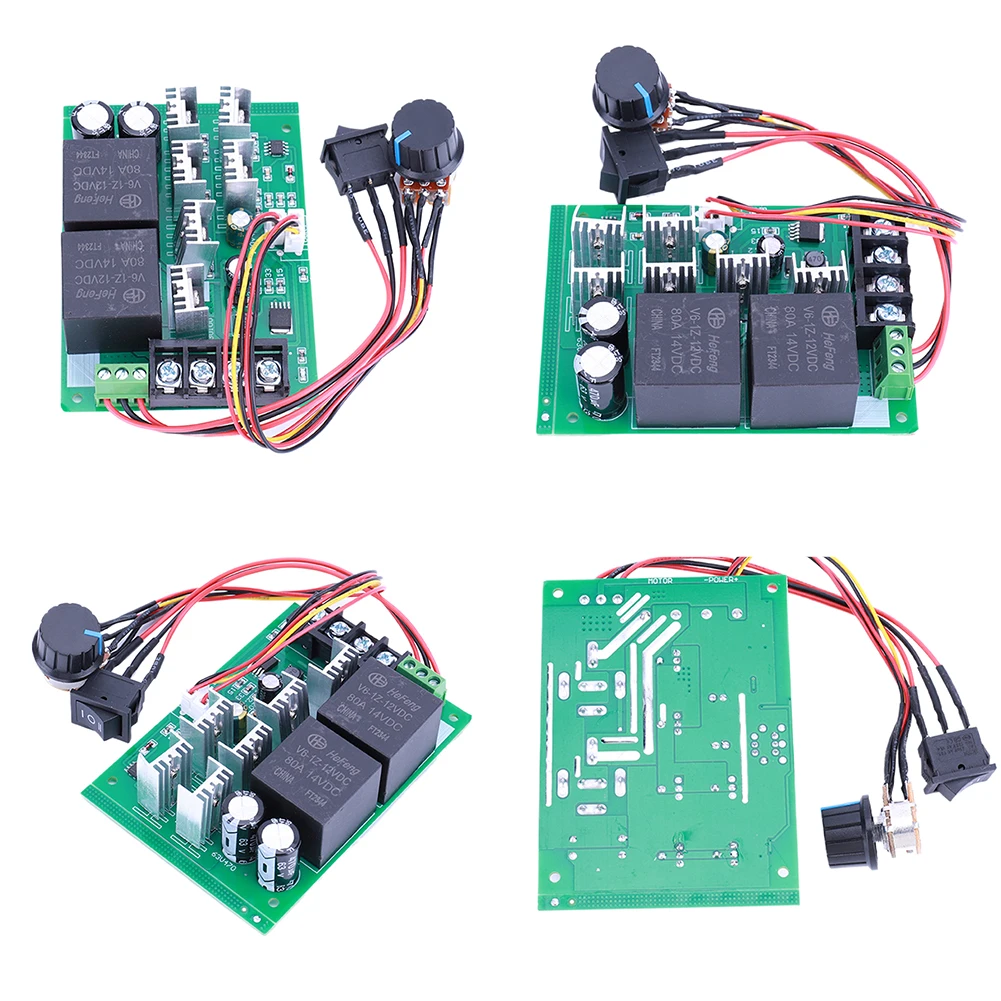 DC10-50V 2000W 40A регулятор скорости двигателя вперед и назад регулируемый