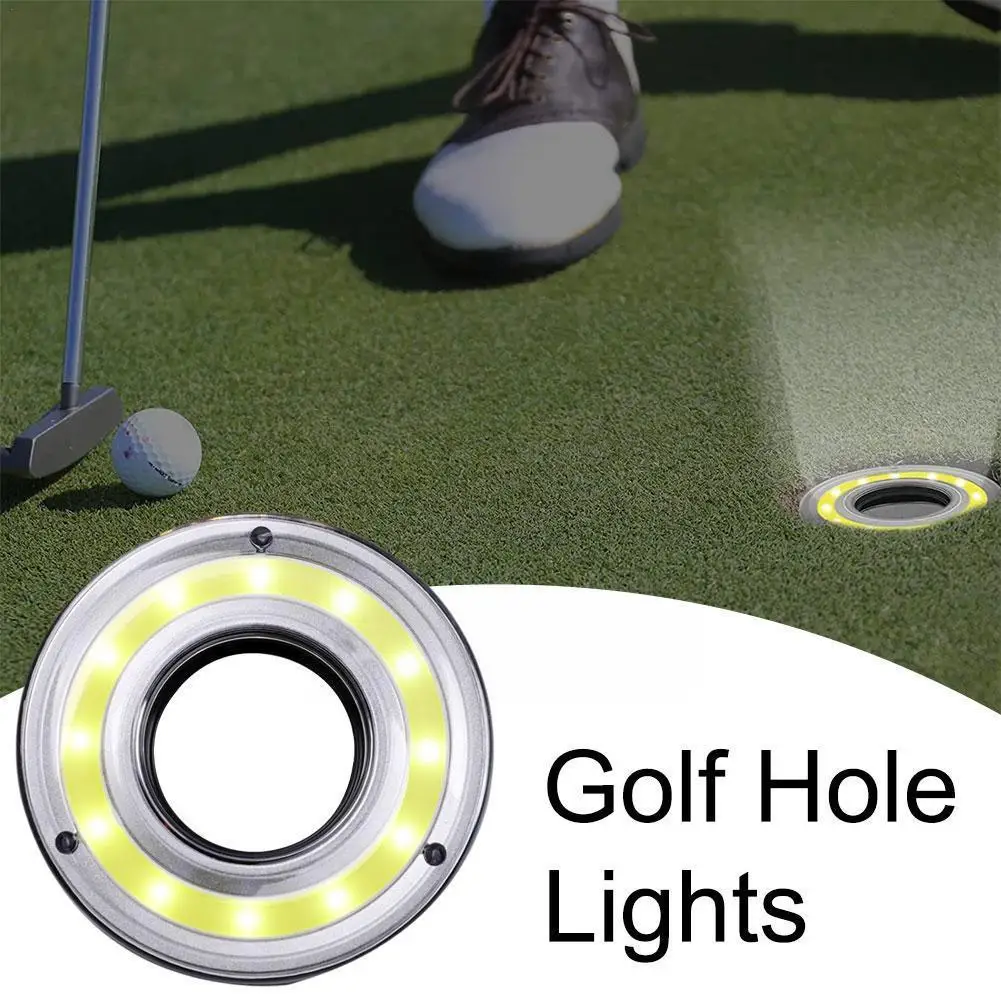 

Golf Hole Lights Glow LED Glowing Lamps Luminous Hole LED For Dark Night Golf Play Accessories Outdoor Indoor Easy To Find E5Q9