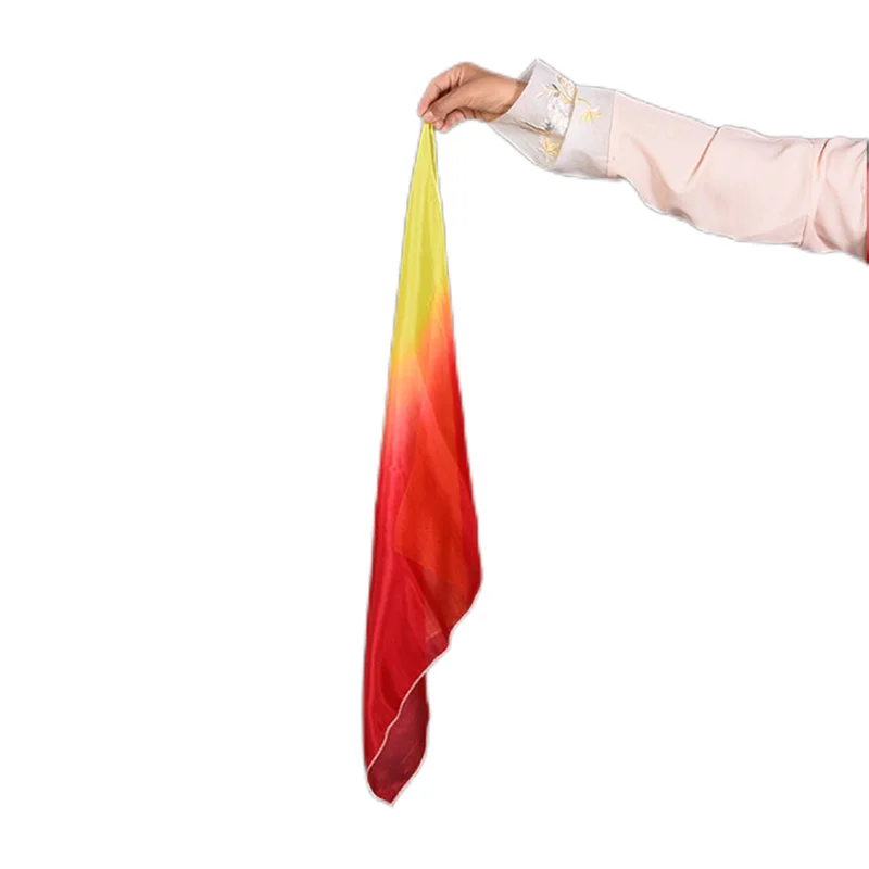 Одна пара шелковых вуаль для танца живота легкий струящийся костюм аксессуар