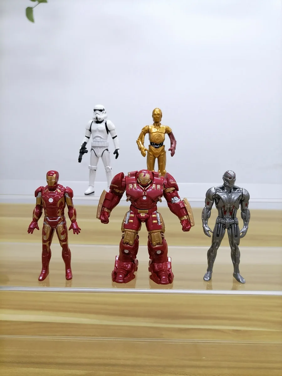 

TAKARA TOMY Die Cast Figures Marvel Star Wars Ultron Iron Man Mark43 Hulkbuster Diesast Stormtrooper C-3PO Children Gifts