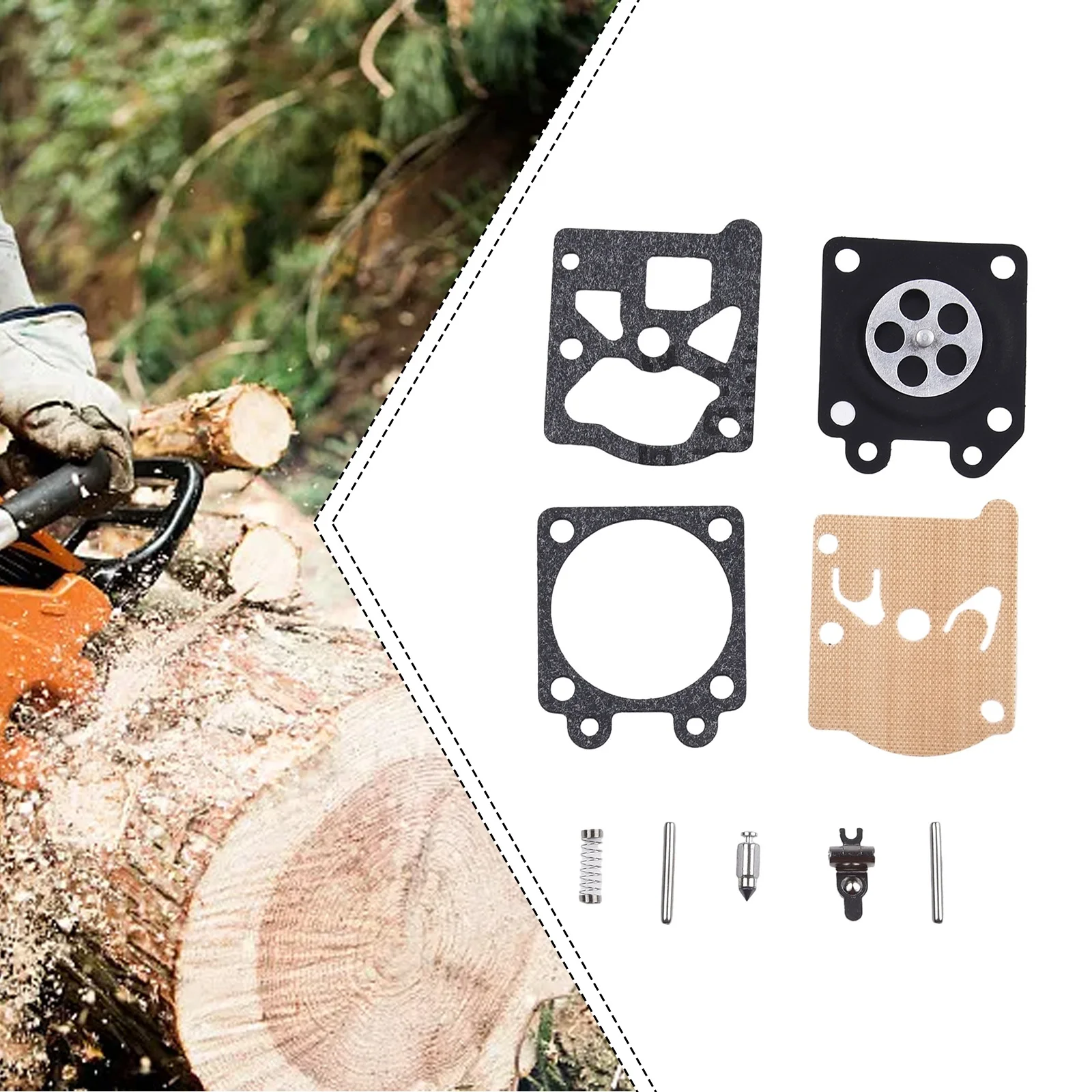 Аксессуары замена диафрагмы 3800 5200 4500 5800 45CC 58CC цепная пила карбюратора Набор для