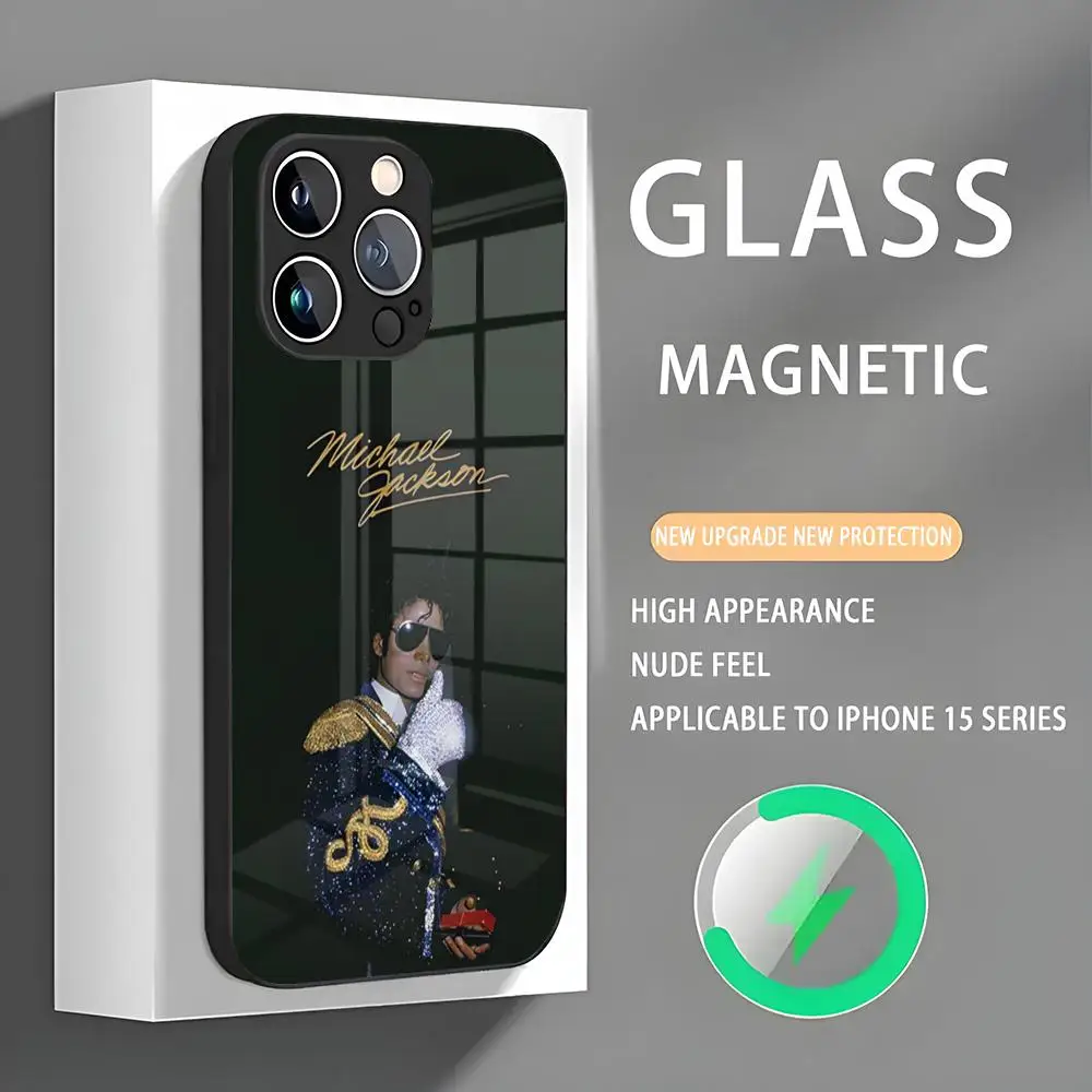 Чехол для телефона M-MichaelS J-Jackson Iphone 16 Pro Max Case 15 14 13 12 11 X XR XS XSMAX 8 Plus Mini Стеклянный