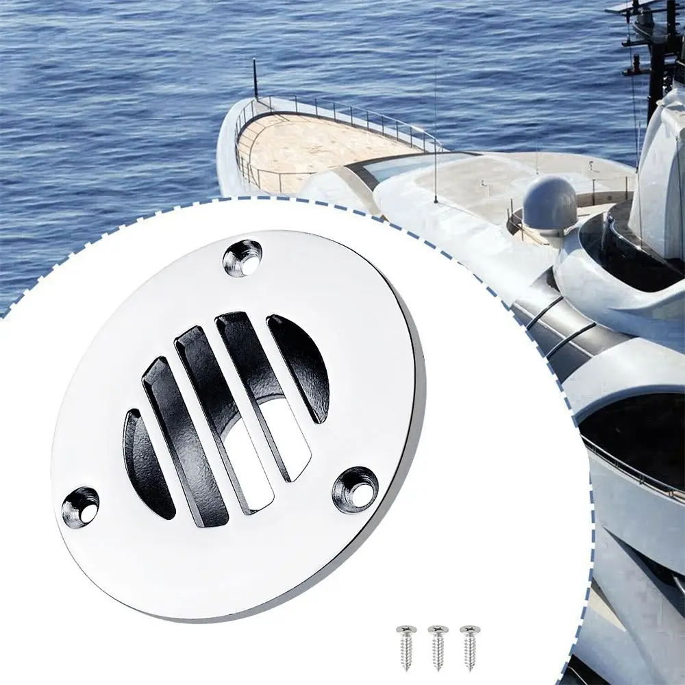 

Boat Floor Deck Drain Marine Grade Stainless Steel 316 for Boat Yacht Deck Drainage Hardware Replacement Accessories