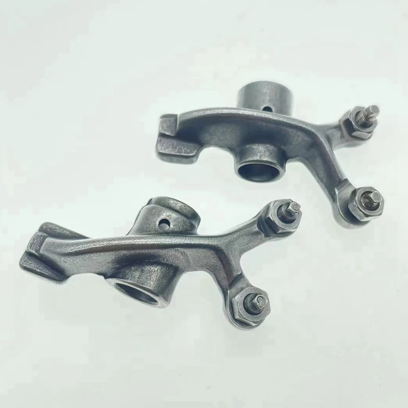 2 PCS Motorcycle Rocker Arm Assembly Assy Silver Iron Engine Parts For DAELIM VF125 VF 125 125Cc