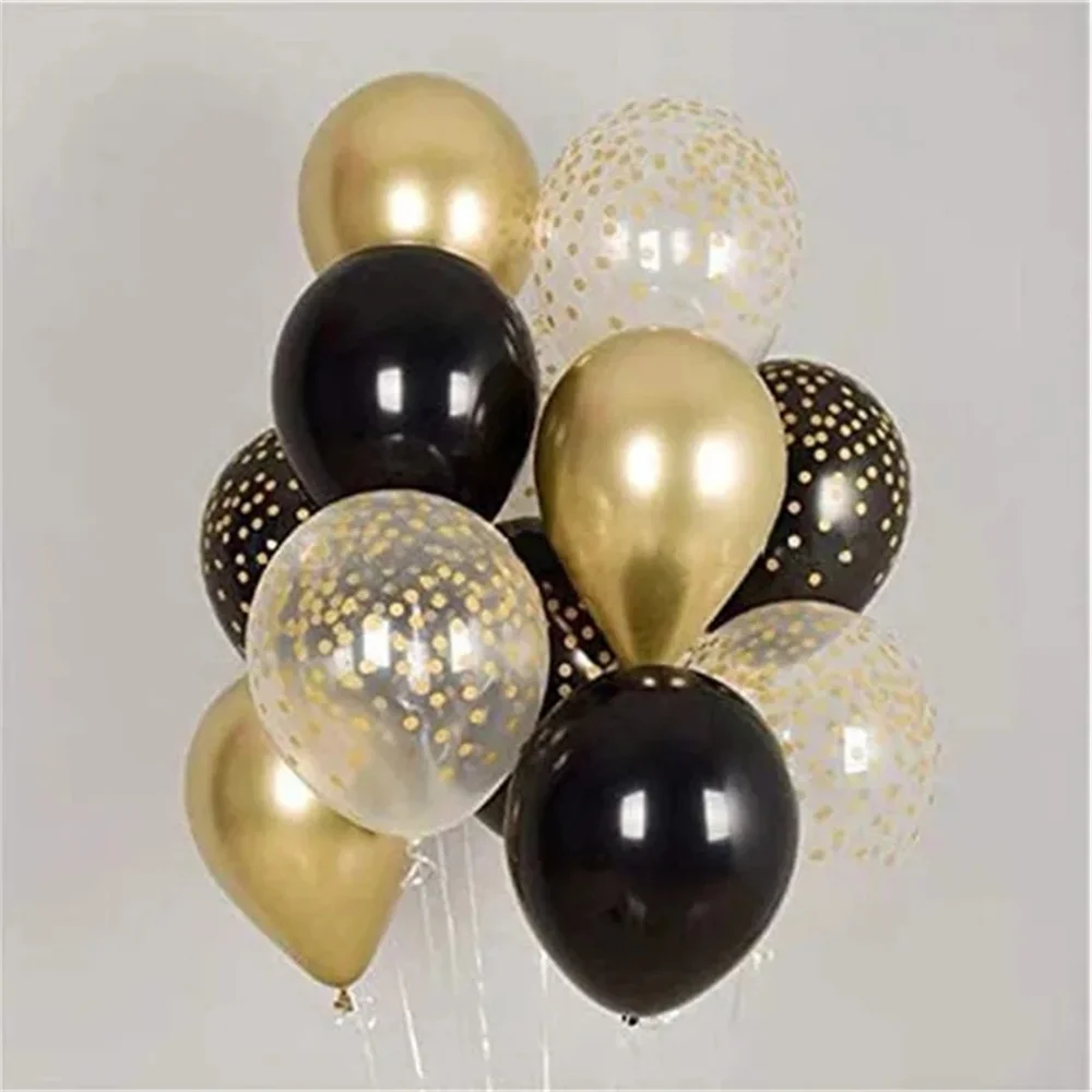 

15Pcs 12inch Black White Latex Balloons Polka Dot Balloon Wedding Birthday Party Decoration Graduation Baby Shower Kids Globos