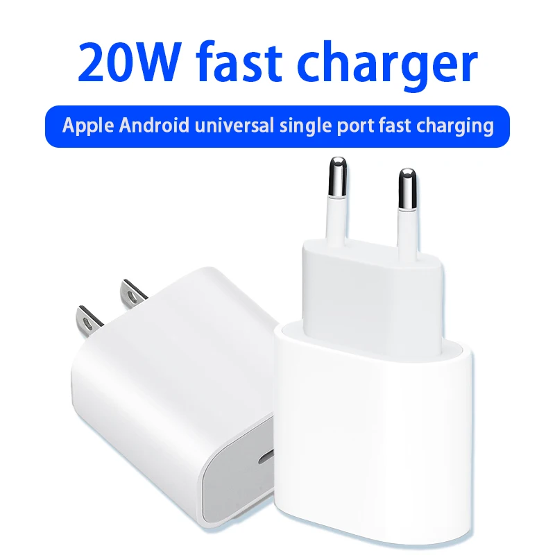

20W Quick Charge USB C PD 2.0 Chargers QC 3.0 USB Type C Fast Charger for iPhone 12 11 XR X Xs 8 Xiaomi Phone Charger