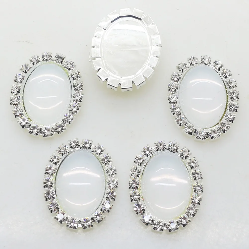 Тарелка Для Стразы овальная 25 х20 мм 10 шт.