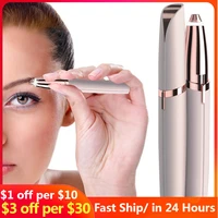 shave women electric eyebrow trimmer women mini eyebrow shaver instant painless face brows hair remover epilator portable razors