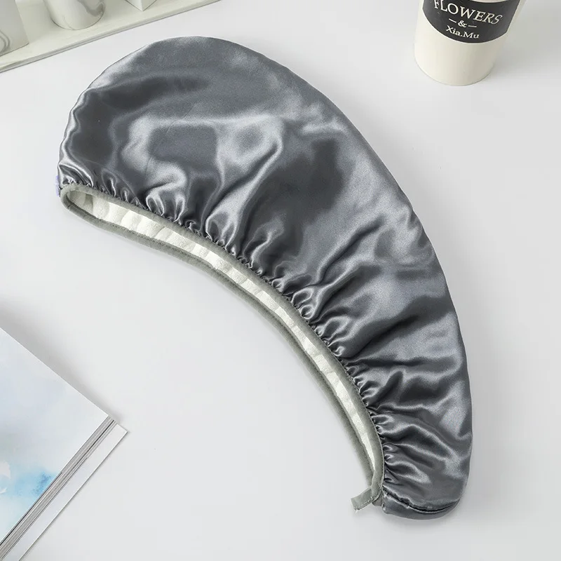 

Шелковая шапочка для сушки волос coral fleece