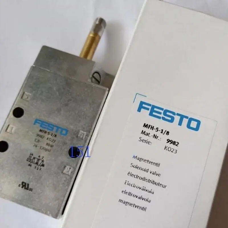 Новый электромагнитный клапан FESTO MFH-5-1/8 9982 в коробке