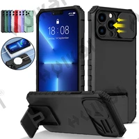 huikai case for iphone 14 13 12 11 pro max case xr xs max 8 7 plus built stand slide armor military grade rugged protector cover