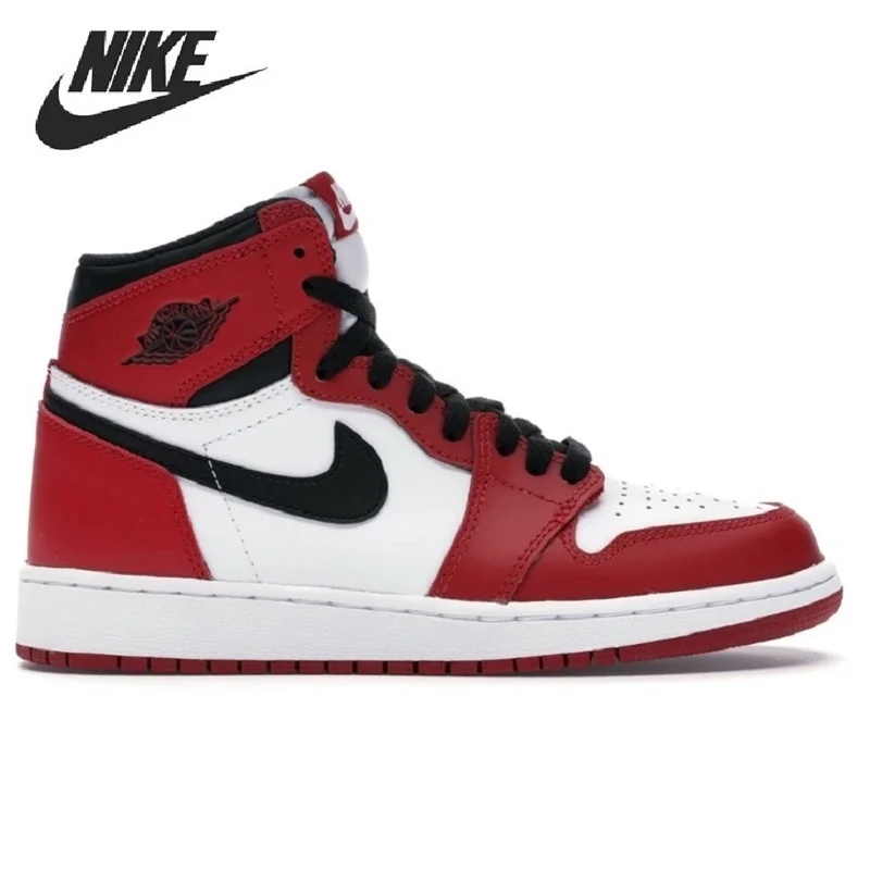 

New Arrival Nike Air Jordan 1 Retro Basketball Sneakers Chicago Women Men's High Tokyo Bio Hack Leather Sports Shoes 36-47