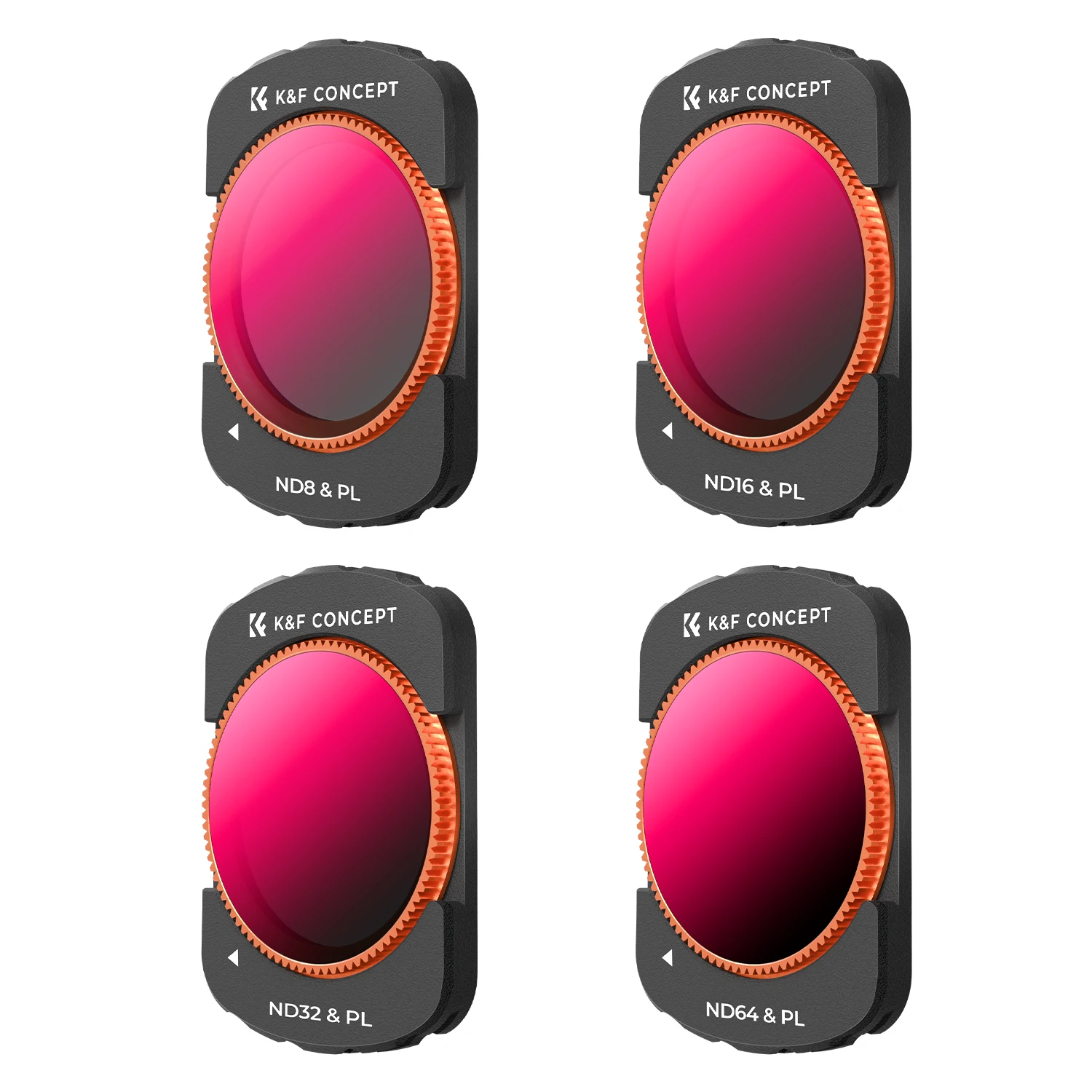 K&ampF Concept ND и поляризационные фильтры Магнитные 2 в 1 ND8/PL+ND16/PL+ND32/PL+ND64/PL Фильтры