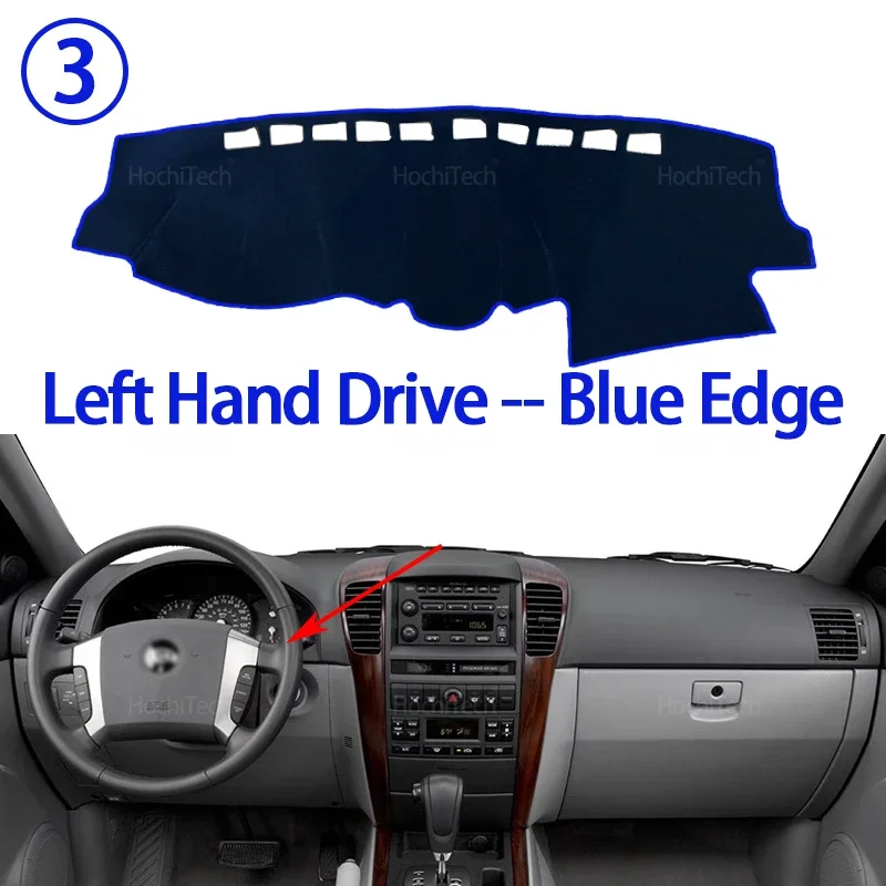 

Противоскользящий Чехол На Приборную Панель Для Kia Sorento BL LX XS 2003-2010