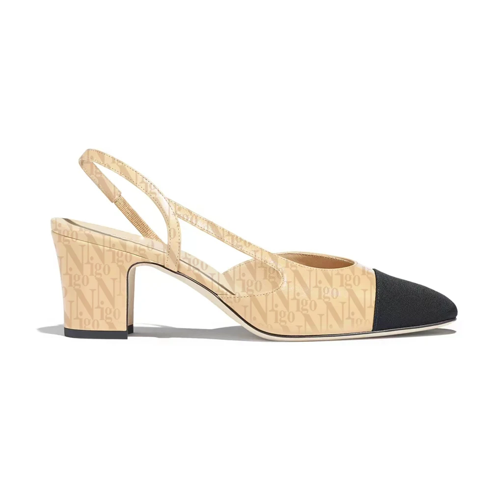 

EDGO Panelled Lambskin Stilettos Leather Shoes #edgo54119