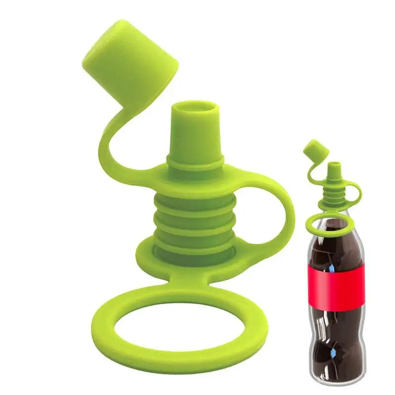 

Силиконовая бутылка с верхним носиком, многоразовый адаптер для защиты от протекания и отлучения воды, аксессуары для прогулок и путешествий